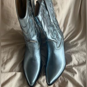 Metallic boots
